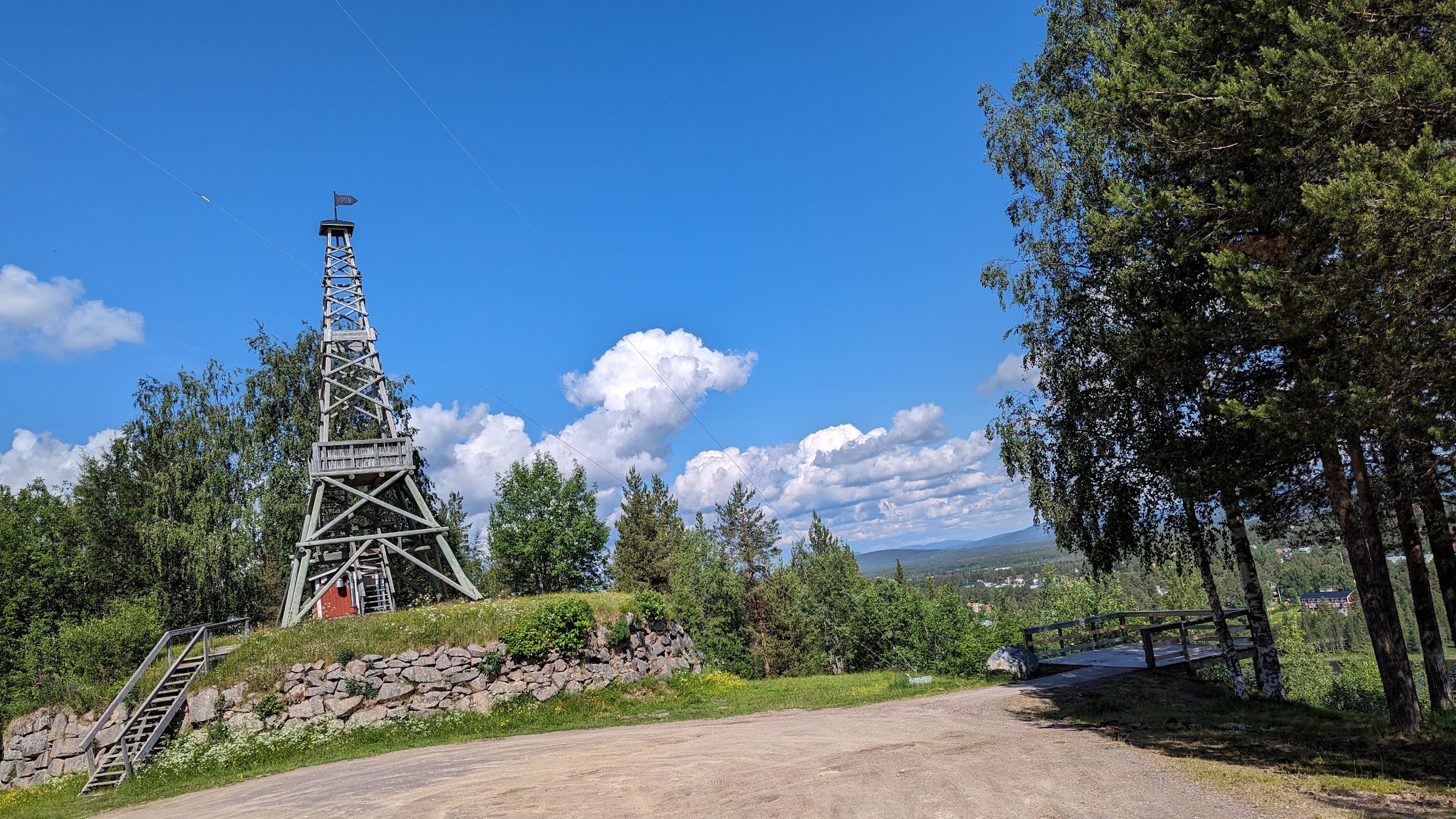 Lillberget panoramic view